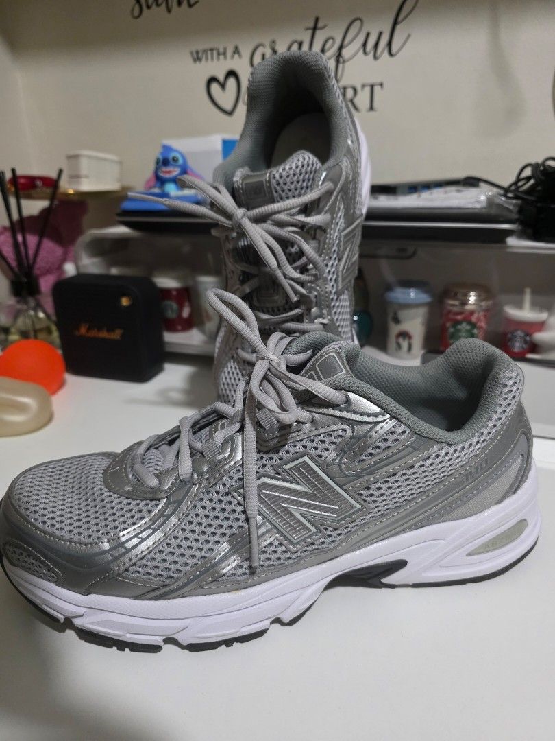 New Balance 740S02 Silver Running Shoes (Category: Sneakers) located in Quezon City. Submitted by hotpinkstylishgirl (Listing ID 1459877401, Image 3). Description: - Brand New Balance Running Shoes - Color: Silver and Grey Mesh with White Soles - Size: US Men's 9.5 / UK 7.5 / EU 41.5 - Versatile: Great for workouts or casual wear - Feel free to ask any questions!.