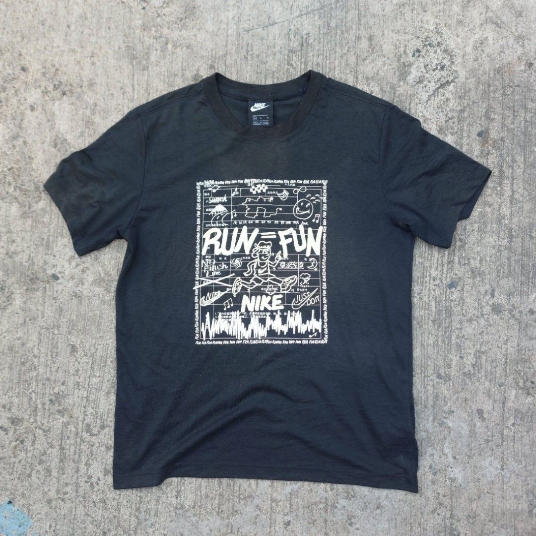 Nike Air Run Fun T Shirt (Category: Tshirts & Polo Shirts ) located in Cebu City. Submitted by racklash (Listing ID 1459763144, Image 1). Description: Measurements Length- 27 Width - 20 Issues None.