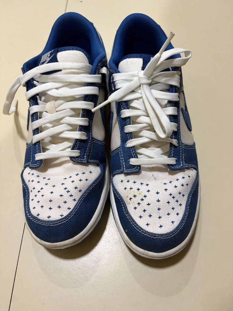 Nike Dunk Low Canvas Blue (Category: Sneakers) located in Paranaque City. Submitted by jaietyrone04915 (Listing ID 1459709349, Image 1). Description: Has stain but only used once.