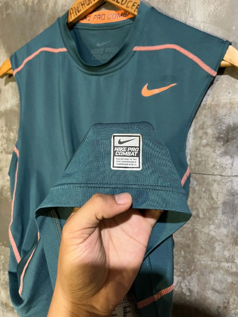Nike Pro Combat (Category: Activewear) located in Andop. Submitted by tonthrift_st (Listing ID 1459717252, Image 2). Description: Nike Pro Combat Compression Good as new Size Large on tag Dimes W15 (Stretch) L27 No issue / flaws 🏷📩 📍Kapalong, Davao del Norte.