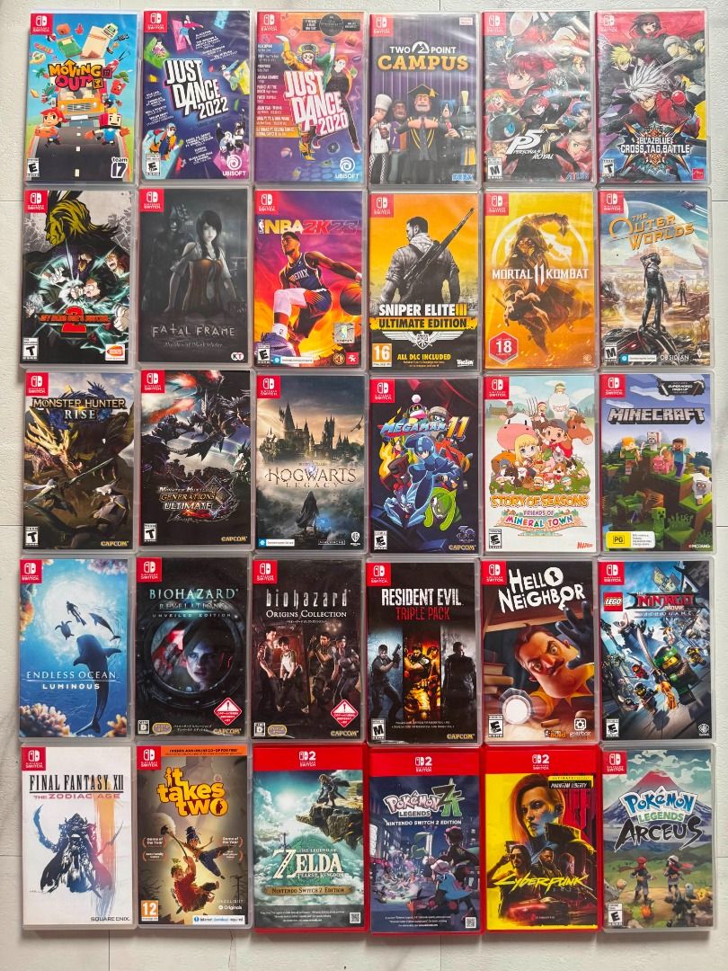 nintendo switch games (Category: Nintendo) located in Pasig City. Submitted by zaphree (Listing ID 1459753926, Image 2). Description: ‼️PRICES ARE FIXED‼️ I'M ALSO LOOKING FOR RUSH GAMES ----- FOR SALE/TRADE Location: Pinagbuhatan, Pasig City for pickup or shipping only. NO COD/COP. Please check my reviews for past transactions. book your own rider for your safety and assurance. ⭐ WITH CASE (A-Z) Animal Crossing New Horizons - 1600 Blazeblue Cros