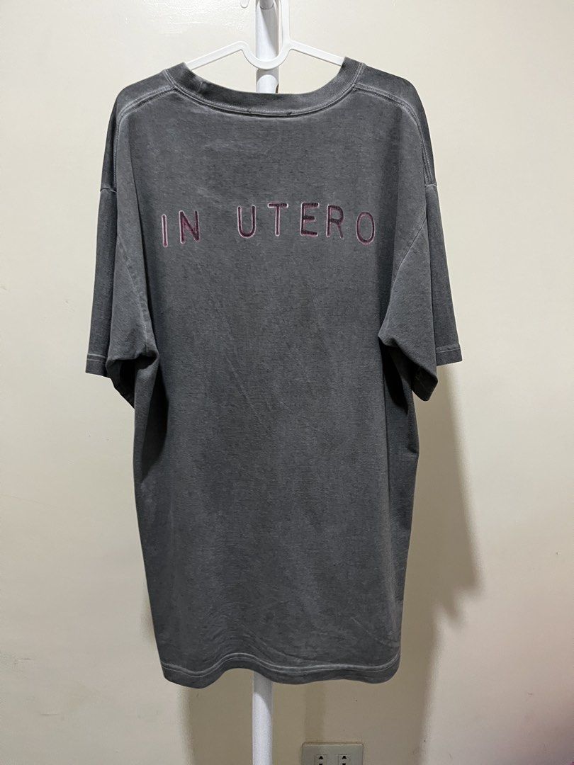 Nirvana In Utero Vintage Bootleg Tshirt (Category: Tshirts & Polo Shirts ) located in Batangas. Submitted by hatchhaus (Listing ID 1459717795, Image 2). Description: 300 pesos - No tag - Faded and crack prints - Bootleg Dimensions: Length: 31” Width: 22” Batangas location J&T and Lalamove shipping .