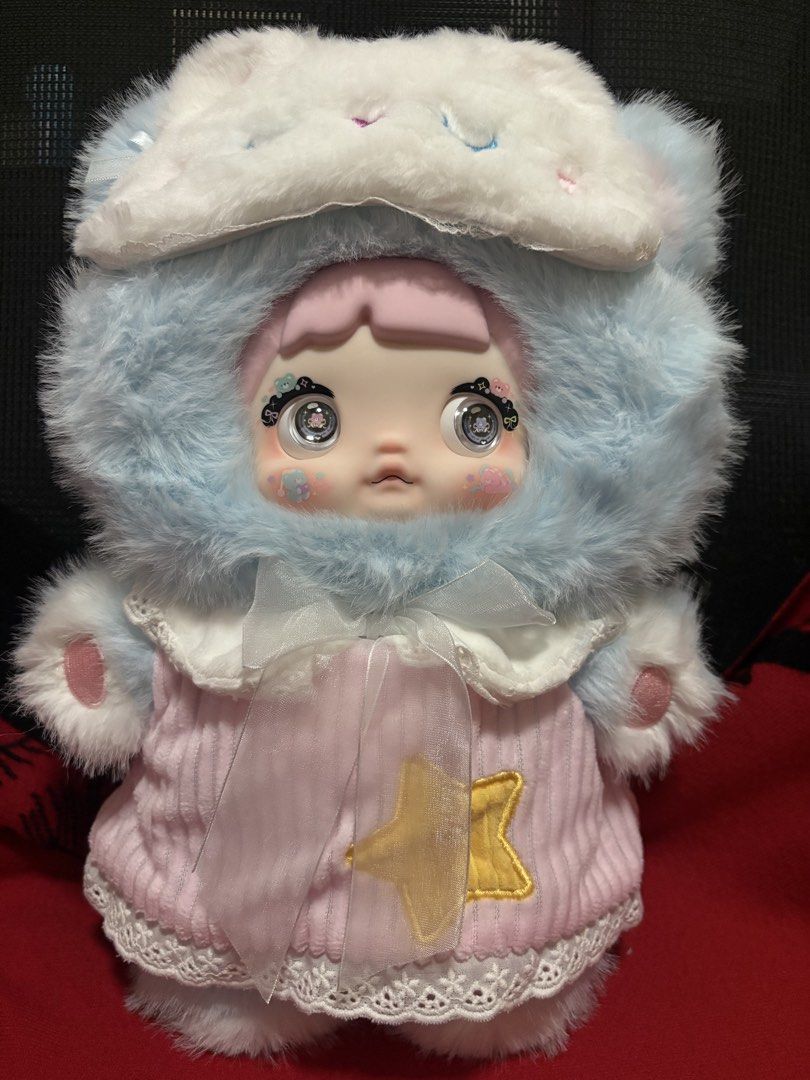 Nommi 400% V1 and V2 secrets (Category: Designer & Blind Box Toys) located in Muntinlupa City. Submitted by wejinaweina (Listing ID 1459798537, Image 2). Description: Nommi v1 secret complete inclusions Nommi v2 secret plushie and card only P5000 EACH Brand new and mint. Kept inside acrylic cases. Loc: Muntinlupa.