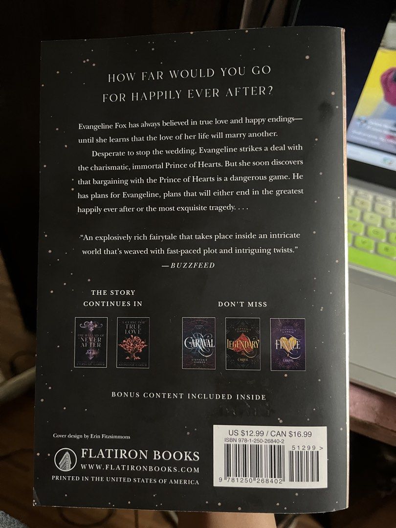 Once Upon a Broken Heart by Stephanie Garber (Category: Storybooks) located in Manila. Submitted by darkpetalblush (Listing ID 1459765283, Image 3). Description: - WHAT YOU SEE IS WHAT YOU GET, it's available until you see "sold" -No flaws, no scratch, no spine damage, it's new -Gcash payment only, no COD -QC area.