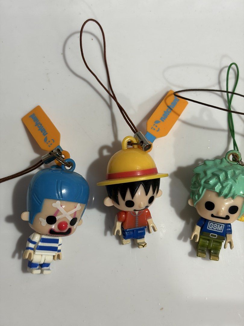 One Piece Figure Keychain Set (Category: Figurines & Statues) located in Placer. Submitted by zeegunda.mano (Listing ID 1459786024, Image 3). Description: See pics for closer deets Buy 5 for 230.