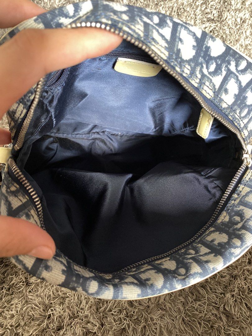 Orig vintage Dior sling (Category: Luxury Accessories) located in Tagum. Submitted by amarasluxbag (Listing ID 1459733516, Image 3). Description: Good condition Minimal yellow stain Good condition Small o med size na yata to .