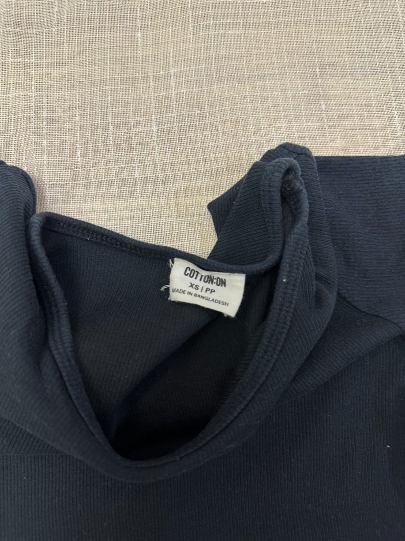 Original Cotton On Black Shirt (Category: Shirts) located in Las Pinas. Submitted by cococabinet (Listing ID 1459879549, Image 2). Description: size small original aaafff no flaws rfs: decluttering.