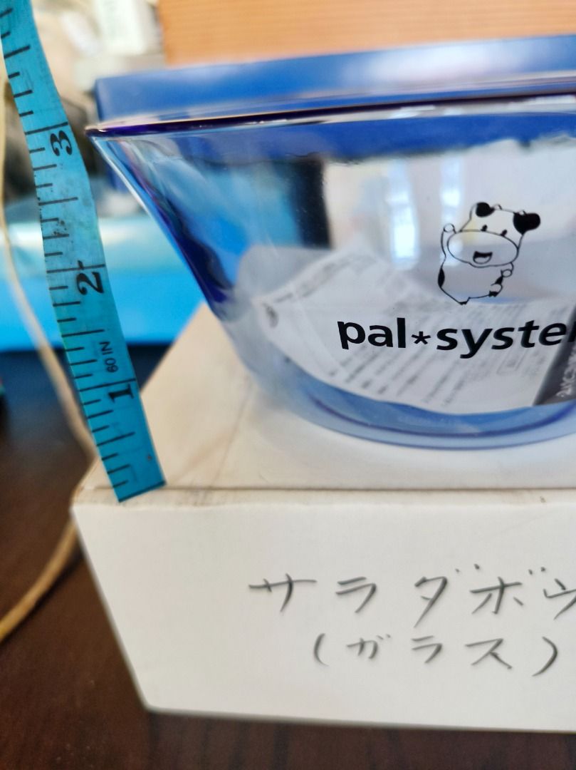 Pal system glass transparent bowl (Category: Bakeware) located in San Leonardo. Submitted by burgossanleonardo.12345 (Listing ID 1459894869, Image 2). Description: -Brand new -with box -for everyday use -Japan brand.