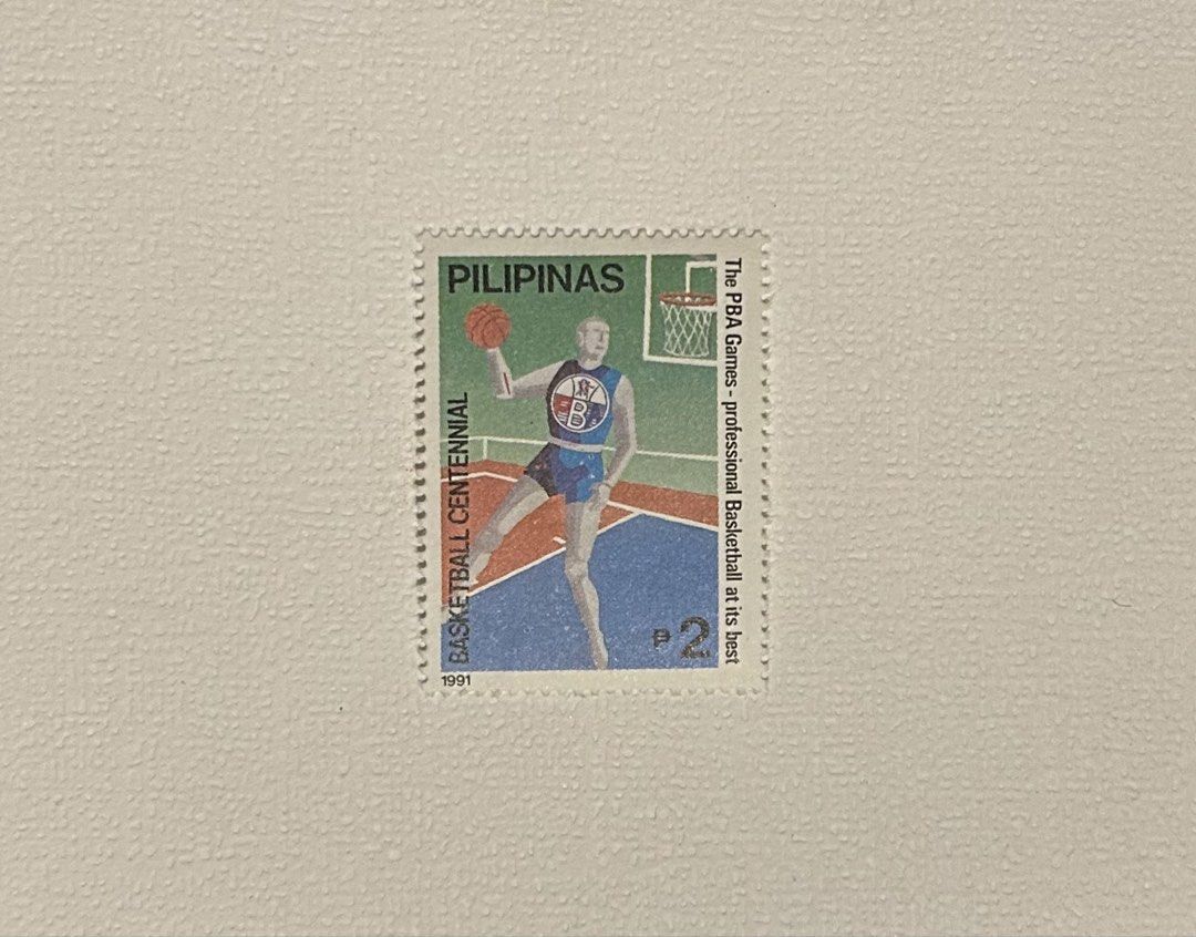 Philippine Stamp : 1991 PBA Games (Category: Stamps & Prints) located in Binan City. Submitted by impulsebuyer12 (Listing ID 1459849357, Image 1). Description: For collection purposes.