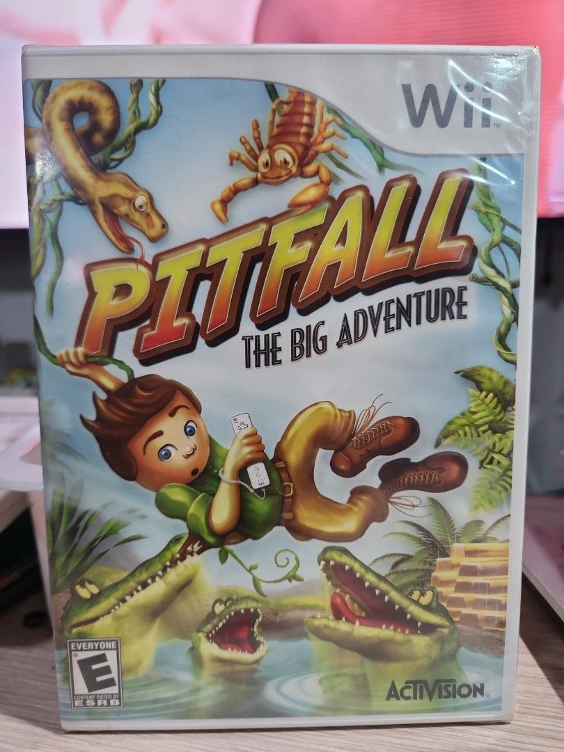 Pitfall The Big Adventure Wii Game (sealed) (Category: Nintendo) located in Quezon City. Submitted by gwift (Listing ID 1459807731, Image 1). Description: - Pitfall The Big Adventure for Nintendo Wii - Embark on a thrilling jungle adventure - Play as the iconic Pitfall Harry - Suitable for all ages - Developed by Activision -selling based on current US market value x 50 -price subject for update on day of inquiry/purchase due to current static ma