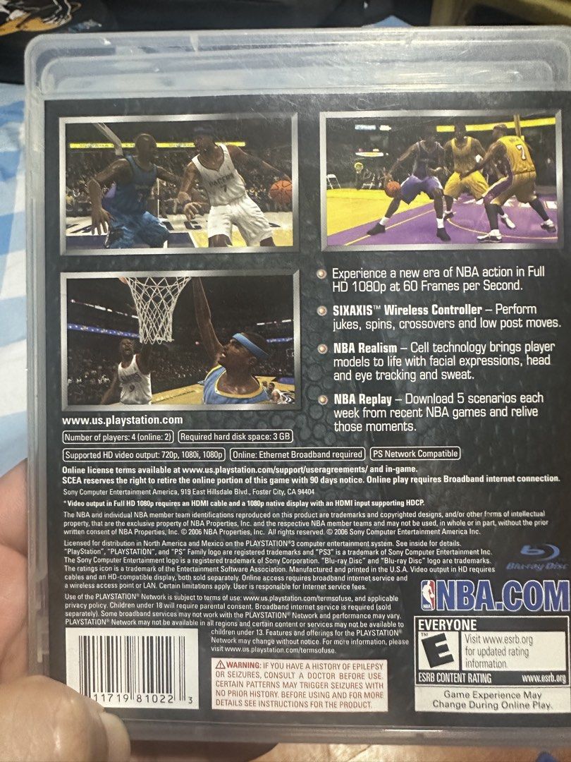 PlayStation 3 NBA 07 Game (Category: PlayStation) located in Manila. Submitted by pauloujavier (Listing ID 1459799598, Image 2). Description: Good day, I’m currently selling my NBA 07 PS3 Game region 1 for the amount of PHP 300 for serious and interested buyers pls. contact me at my cell number-. Note: For meet-up inTaguig City- Market2x or SM Aura or in Lucena City. #genzboss.
