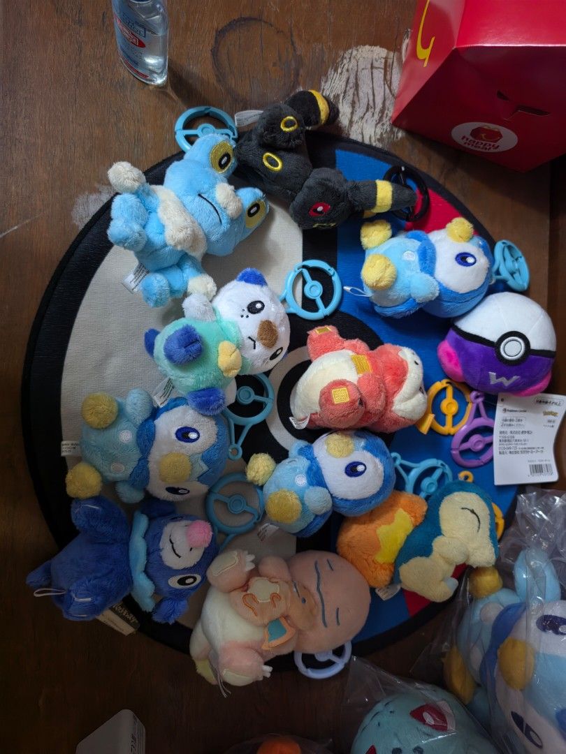 Pokemon Center Carabiners (Category: Plushies & Soft Toys) located in San Mateo. Submitted by miroscollection (Listing ID 1459810409, Image 1). Description: Pokemon Plush Toy/Stuffed Toy for Sale 650 each except Charmander 780 SOLD: Cyndaquil, Fuecoco, Oshawott Piplup 1 and Umbreon Marami po ako Pokemon plushies. Please check my profile. Location: San Mateo Rizal Meetup at SM San Mateo Delivery via Lalamove or J&T Feel free to inquire. Thank you.