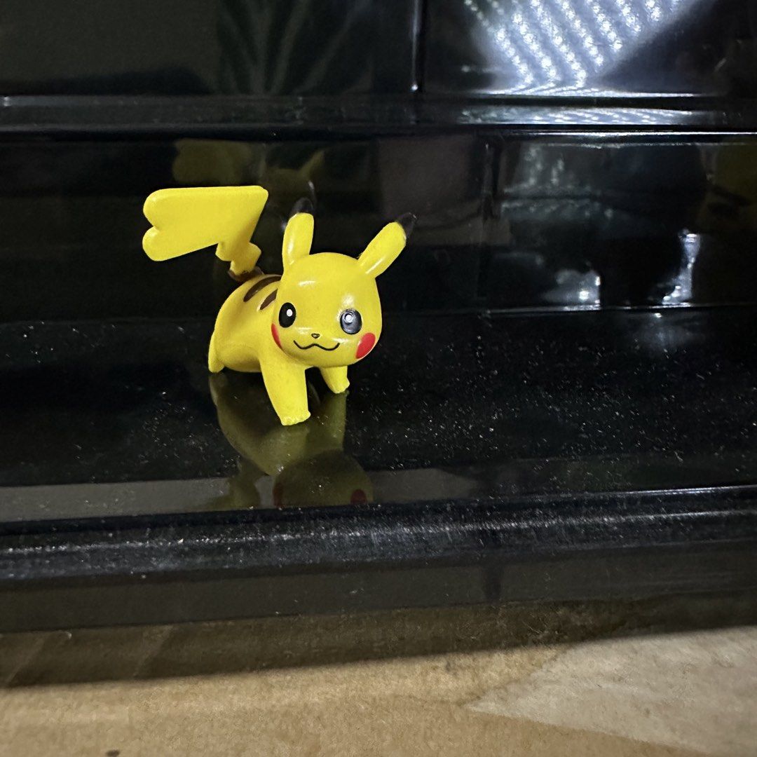 Pokemon Female Pikachu Mini Figurine (Category: Figurines & Statues) located in Quezon City. Submitted by randomtoychests (Listing ID 1459762384, Image 1). Description: Rare Female Pikachu.