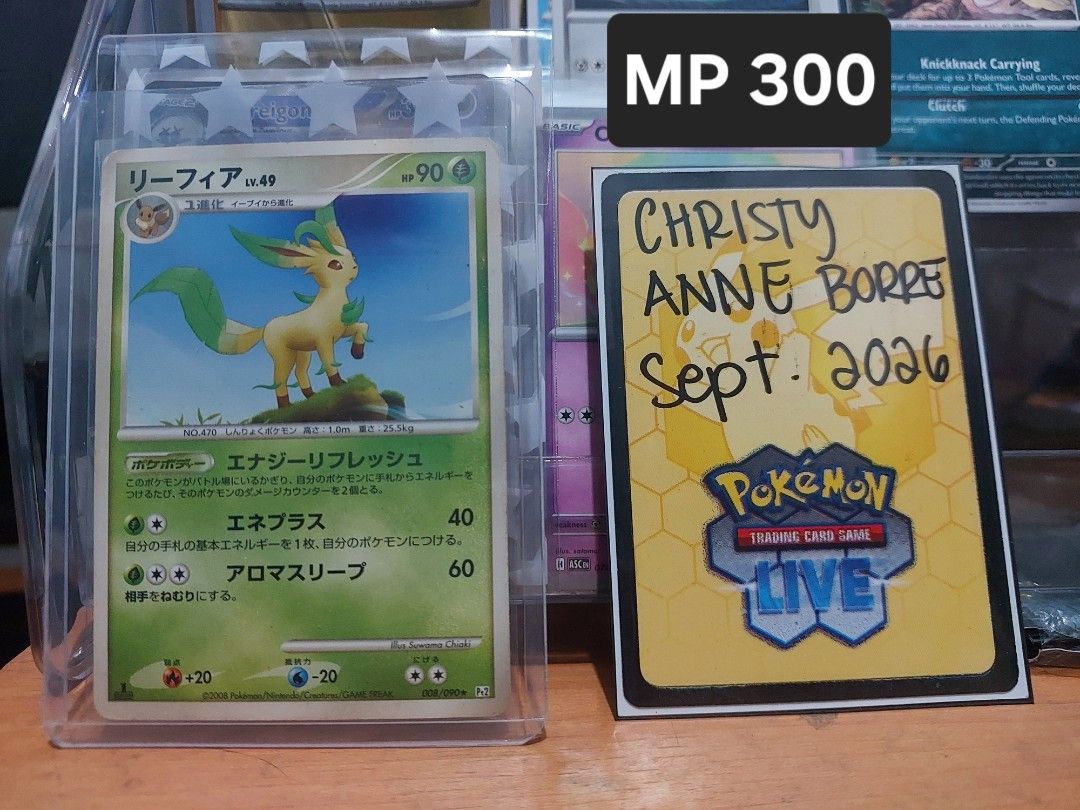 Pokemon Japanese Eevee & Eeveelution Cards (Category: Raw Singles) located in Manila. Submitted by flakeyy (Listing ID 1459900326, Image 2). Description: Japanese Pokemon Cards - Eeveelution Prices are on the photos. Loc: Tondo MOP: GCash MOD: LBC.