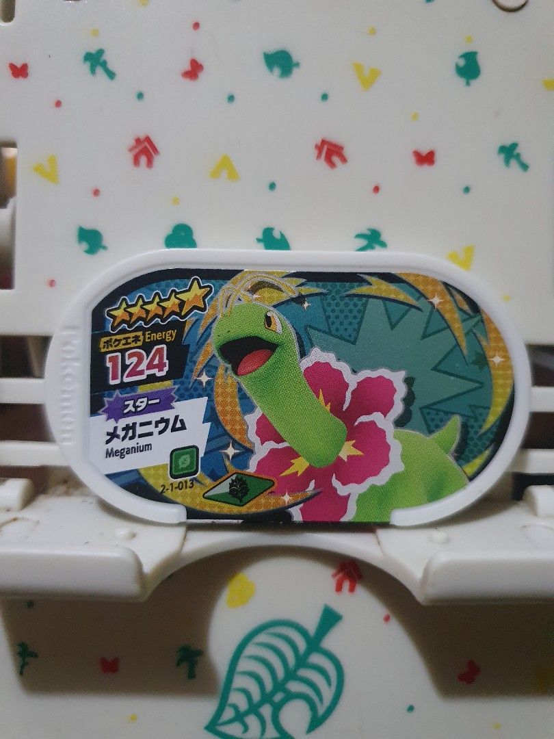 Pokemon Mezastar Tag Meganium (Category: Character Goods) located in Quezon City. Submitted by collectionneursonline88 (Listing ID 1459875428, Image 1). Description: for collection only .Japan version not usable in Philippines arcade machines 🔄 Meetups Balintawak Camachile 7/11 Quezon City 🛵 Shipping : - Lalamove ( except Provincial) - Flash Express - GogoExpress - LBC 📥 Payment : cash on meetups Gcash 5 star.