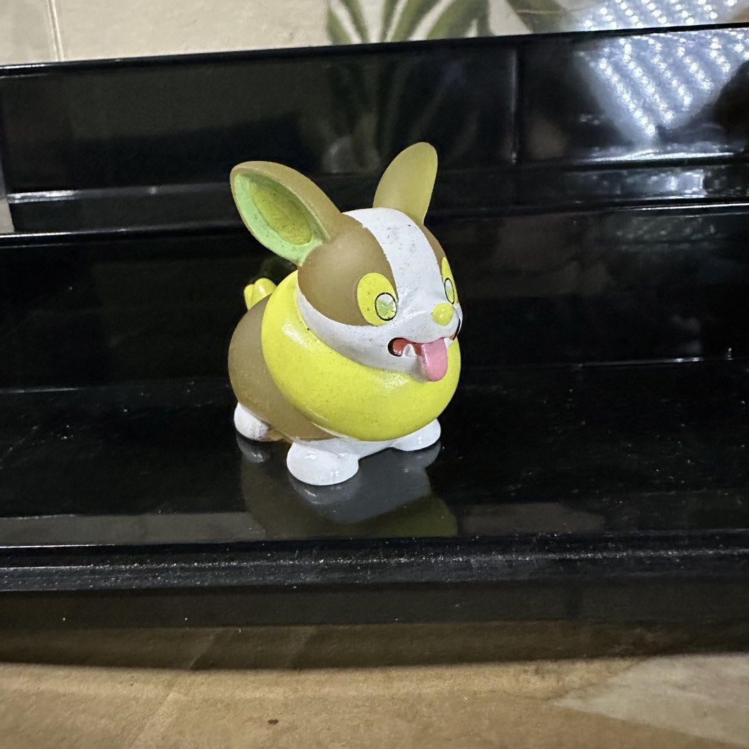 Pokemon Yamper Small Figurine - Translucent (Category: Designer & Blind Box Toys) located in Quezon City. Submitted by randomtoychests (Listing ID 1459763587, Image 1). Description: Translucent, so it will glow if you put a light inside.