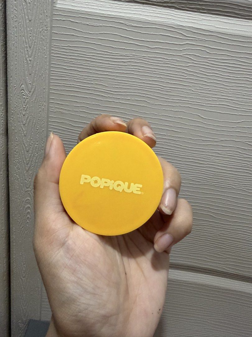 POPIQUE Brighten UC4 Multi-Complexion Pot True Peach (Category: Makeup) located in Davao. Submitted by fabdeclutter (Listing ID 1459860618, Image 1). Description: - POPIQUE Brighten UC4 Multi-Complexion Pot - Shade: True Peach - Creamy formula for cheeks and lips - Net weight: 5g - Compact with built-in mirror - Perfect for on-the-go touch-ups.