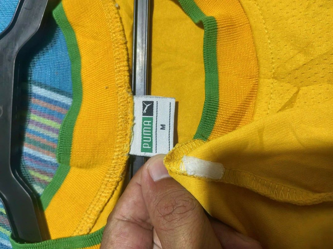 Puma sando (Category: Activewear) located in Vinzons. Submitted by kspabico07187 (Listing ID 1459843348, Image 3). Description: Verygood condition No crack print L-27.5 W-19.5 Need wash fresh from bale.