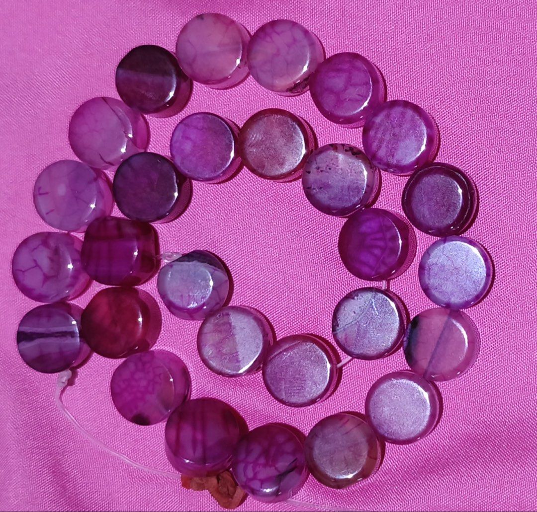 purple Dragon Vein Agate beads diy (Category: Other Accessories) located in Orani. Submitted by kr_bowtique (Listing ID 1459791436, Image 1). Description: .