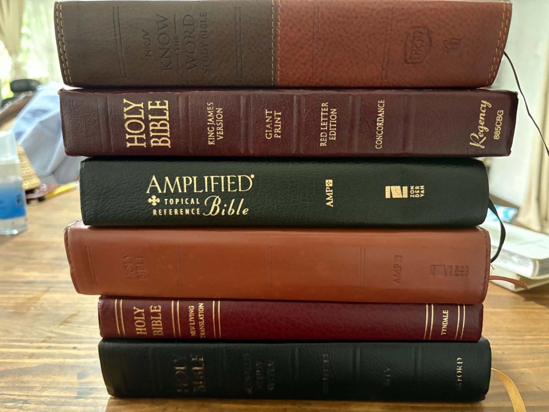 Rare Bibles (Category: Religion Books) located in Manila. Submitted by istinbari05430 (Listing ID 1459821455, Image 1). Description: NIV, Hodder and Stoughton, Hardcover 1,800 Php NIV Study Bible, Hodder and Stoughton, 5,800 Php Bonded Leather Tyndale New Living Translation Red Letter Holy Bible 1,800 Php The Holy Bible; Common Bible ; An Ecumenical Edition, Revised Standard Version, Hardcover 8,800 Php Holy Bible, Cambridge, Leather 5,800 Php Th
