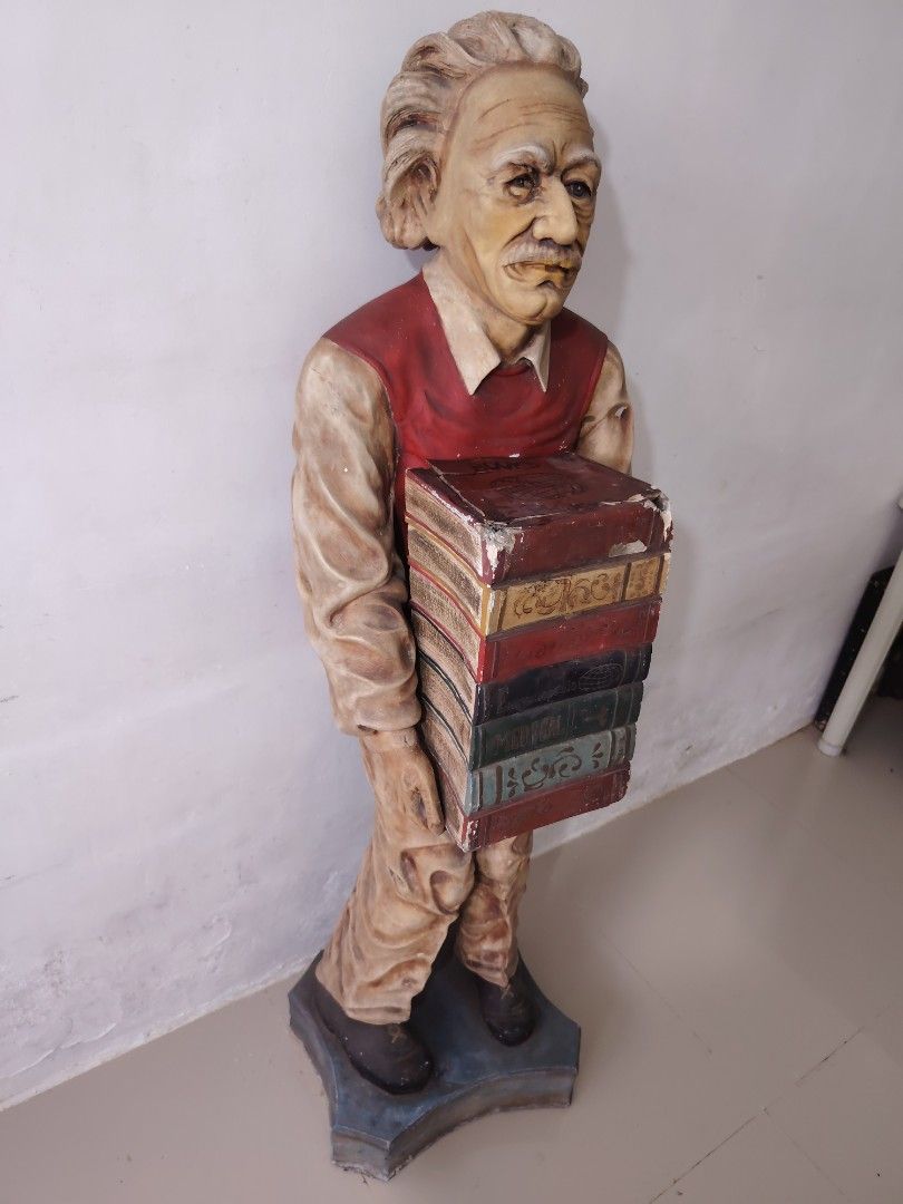 Rare vintage Albert Einstein Life size Statue (Category: Figurines & Statues) located in Dasmarinas. Submitted by nobleowl.bf6dac (Listing ID 1459853149, Image 3). Description: .