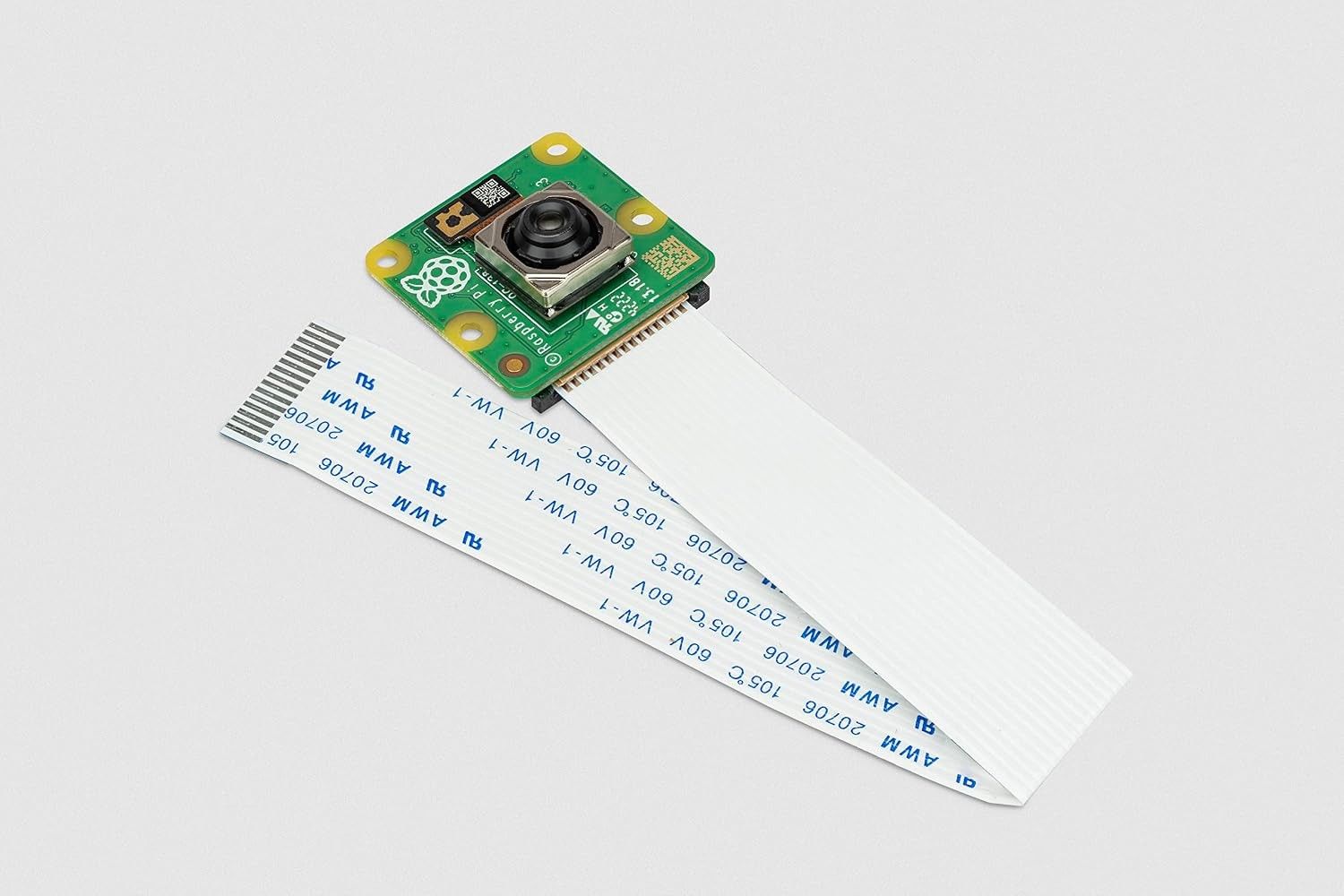 Raspberry Pi Camera Module 3 (Category: Cameras) located in Singapore. Submitted by pocket.deal (Listing ID 1459759553, Image 3). Description: Sony IMX708 12 MP sensor with I2C control focus actuator. 75° diagonal field of view Compatible with all Raspberry Pi computers with CSI port. It comes with a standard camera cable that allows you to connect it to the camera port of the full size Raspberry Pi.