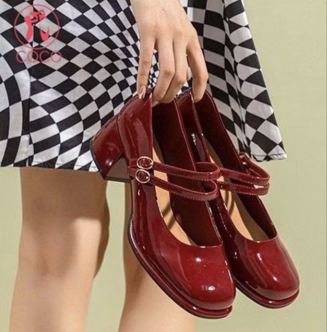 Red Mary Jane Heels Shoes (Category: Heels) located in Manila. Submitted by findsbysteph (Listing ID 1459747775, Image 2). Description: .