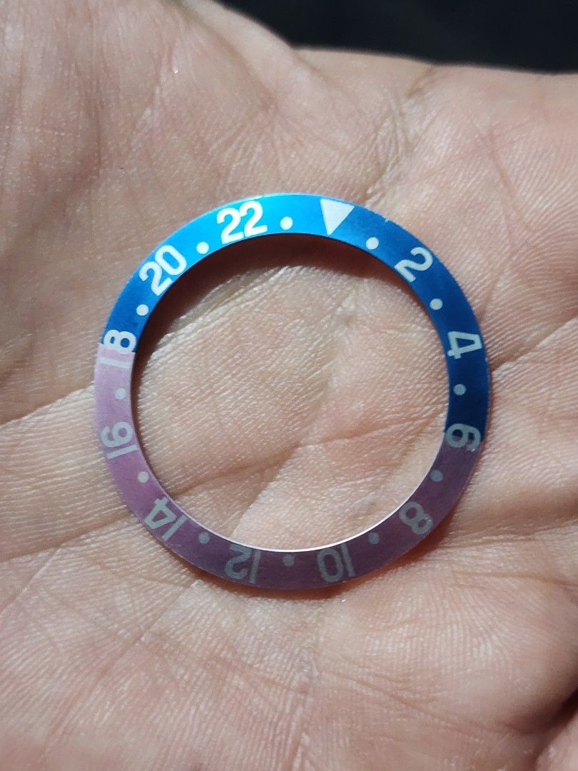 Rolex 1675/16750 insert aftermarket (Category: Luxury Watches) located in Rizal. Submitted by jojaine (Listing ID 1459855488, Image 2). Description: FOR SALE Rolex aftermarket 1675/16750 aged bezel insert very nice condition Price: 14k.