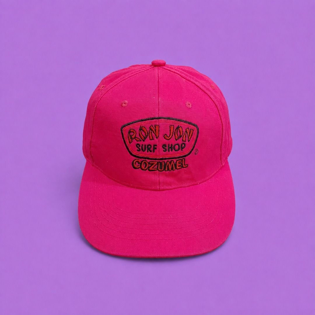 Ron Jon Surf Shop Pink Baseball Cap (Category: Caps & Hats) located in Cebu City. Submitted by thrift.thriftly (Listing ID 1459837576, Image 1). Description: condition: excellent issues: brim needs further reshape/steam type: buckle slider.