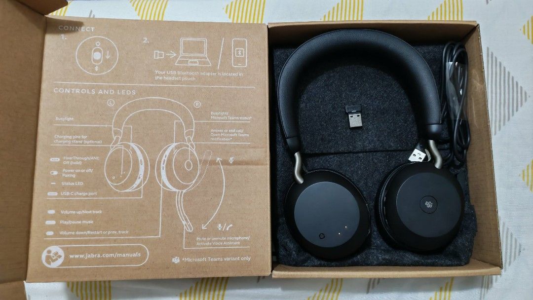 Rush Sale: Jabra Evolve 2 75 (Category: Headphones & Headsets) located in Makati City. Submitted by dxiple (Listing ID 1459728274, Image 3). Description: RUSH!!! For sale Jabra Evolve 2 75 Brand new Opened only for testing RFS: Extra headset and Need funds.