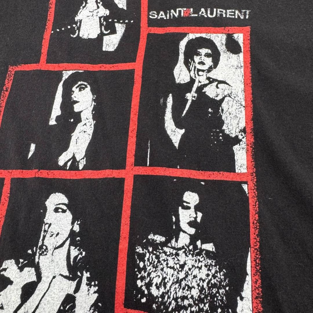 Saint Laurent Paris “Everything Now” Tee (Category: Luxury Apparel) located in Quezon City. Submitted by johnpaulperezzz (Listing ID 1459810991, Image 3). Description: NAME: Saint Laurent Paris “Everything Now” Tee COLOR: Black SIZE: Small FIT: Medium Dimension: Width: 21 Length: 28 Shoulder: 17 Sleeves: 9 Hem: 22 CONDITION: 9/10 ISSUE: -none PRICE: 8k .