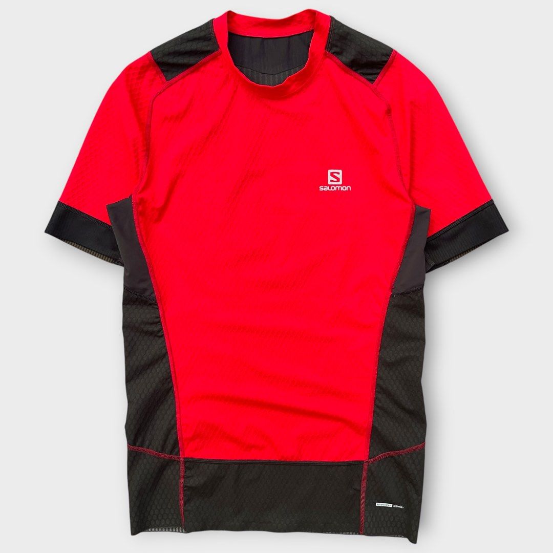 Salomon - Exo Pro Compression Shirt (Category: Activewear) located in Los Banos. Submitted by declutterking (Listing ID 1459890083, Image 1). Description: Size Medium on tag • The newly improved EXO knit fabric enhances compression and comfort • The lining uses a silicone material to prevent the hem from riding up while running • Mesh is used on the back and upper arms to act as ventilation, making it recommended for dealing with sweat and heat •