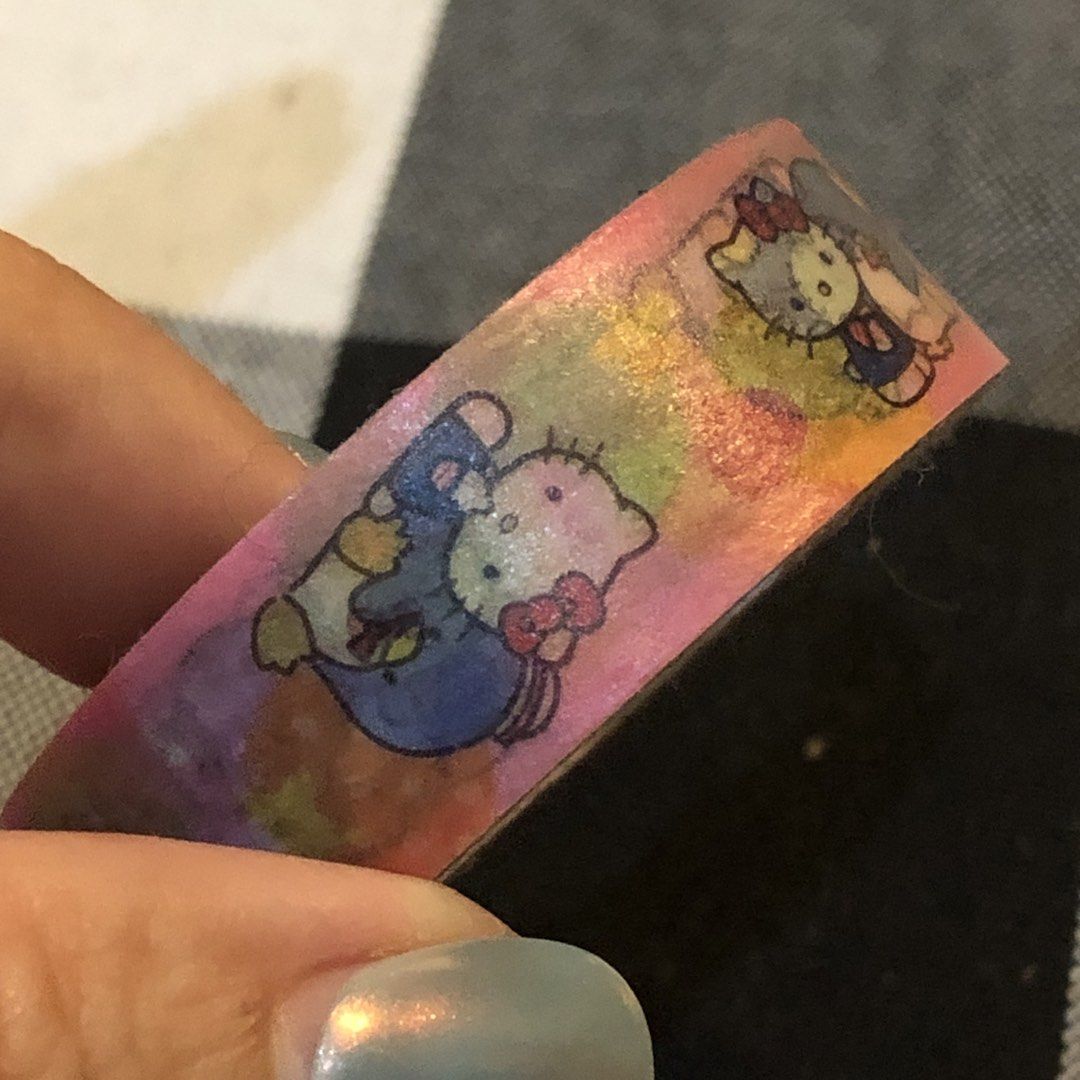 Sanrio Hello Kitty Decorative Tape Scrapbooking (Category: Other Stationery & Craft) located in Quezon City. Submitted by kitsune.treasures (Listing ID 1459837423, Image 2). Description: *First to pay policy! *1 day reservation only. Failure to pay on time, auto cancel. 📍Quezon City * MOD: J&T | Lalamove * MOP: GCASH | BPI 📦ON HAND AND READY TO SHIP! CONDITION: WHAT YOU SEE IS WHAT YOU GET. Dimensions: Kindly check the photos for the actual mea