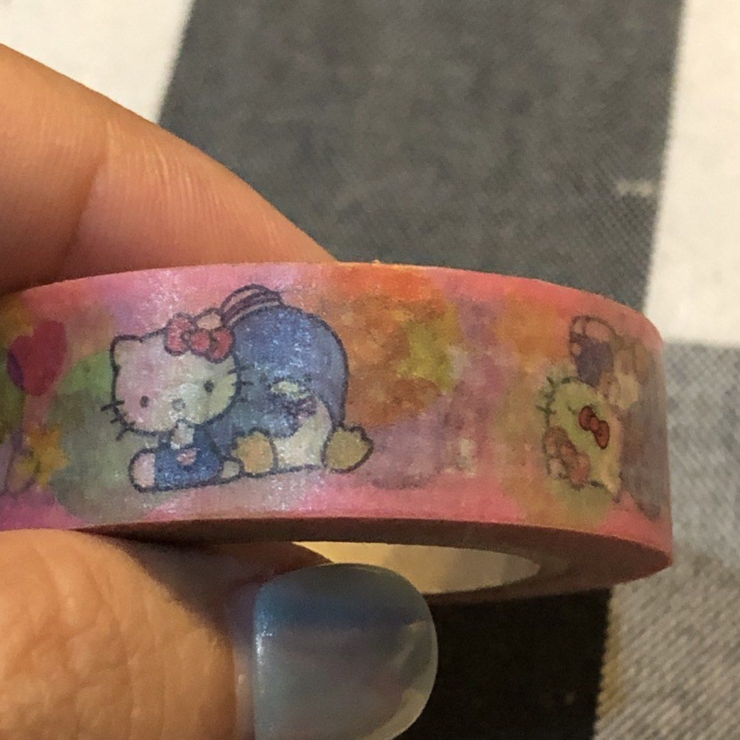 Sanrio Hello Kitty Decorative Tape Scrapbooking (Category: Other Stationery & Craft) located in Quezon City. Submitted by kitsune.treasures (Listing ID 1459837423, Image 3). Description: *First to pay policy! *1 day reservation only. Failure to pay on time, auto cancel. 📍Quezon City * MOD: J&T | Lalamove * MOP: GCASH | BPI 📦ON HAND AND READY TO SHIP! CONDITION: WHAT YOU SEE IS WHAT YOU GET. Dimensions: Kindly check the photos for the actual mea