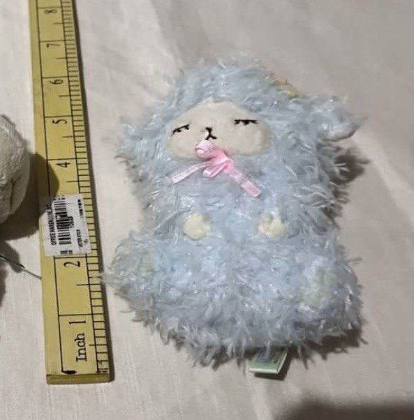 Sheep light blue bag charm (SALE) (Category: Charms) located in Paranaque City. Submitted by bonsaiart (Listing ID 1459698405, Image 2). Description: Pre owned Good condition 75+sf Payment via GCASH or paymaya No to meetup No to cop / cod Shipping via j&t only.