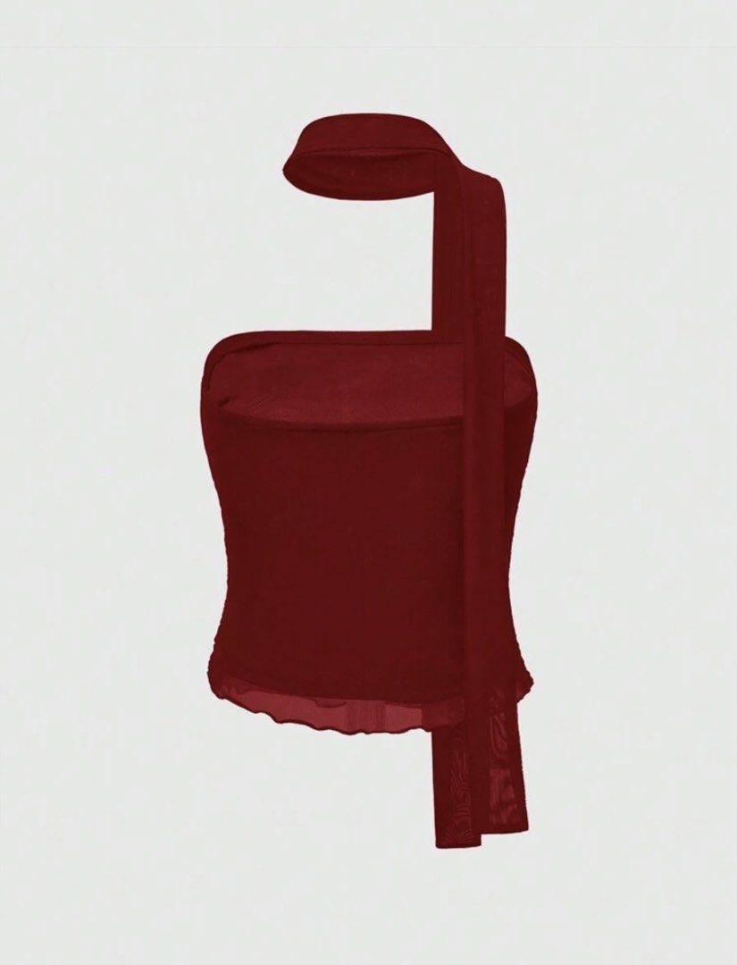 SHEIN Halter neck camisole (Category: Sleeveless) located in San Mateo. Submitted by cdecluttering_ (Listing ID 1459732265, Image 2). Description: Size: Small.