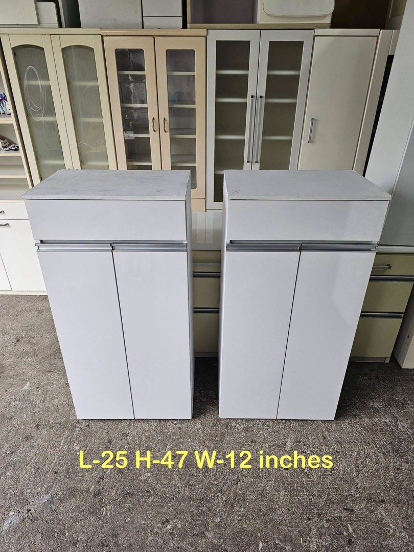 Shoe Cabinet (Category: Shelves, Cabinets & Racks) located in Quezon City. Submitted by ledamadel (Listing ID 1459750808, Image 1). Description: Shoe Cabinet ✔️2 unit available ✔️Space Saver! 😘🤩🥰 ✔L-25 H-47 W-12 inches 📏 ✔Scratches As-is! 👌 Location: 40 Aplaya St Napocor Vill. Tandang Sora Quezon City. For inquiry please Pm us or Call. 09066885859 Please like our page thanks! 👇👇👇👇 #japansurplus #kmaoshop #kahoydehapon.