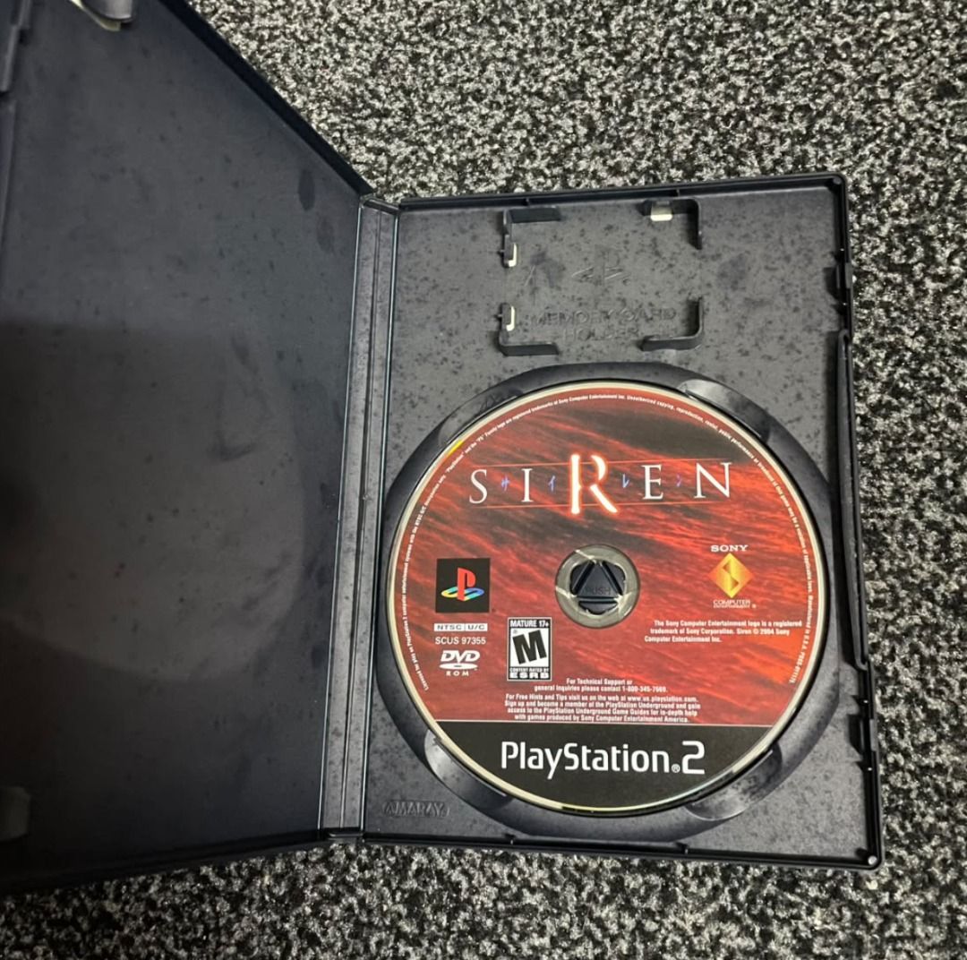 SIREN PS2 VIDEO GAME (Category: PlayStation) located in Mandaluyong City. Submitted by _copndrop (Listing ID 1459879252, Image 3). Description: PLAYSTATION 2 VIDEO GAME SIREN (COMPLETE ) TESTED WORKING / ORIGINAL LOC: MANDALUYONG .