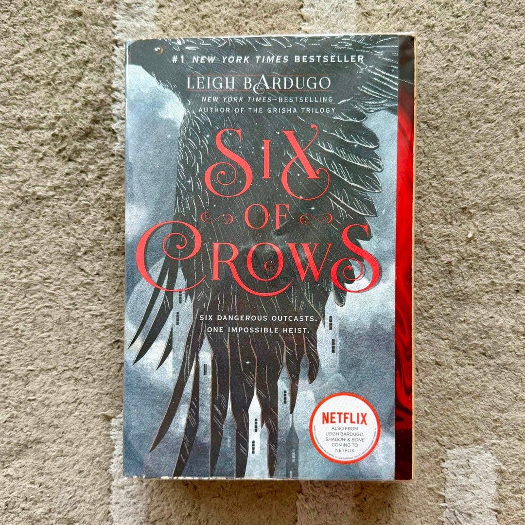 Six of Crows by Leigh Bardugo (Category: Storybooks) located in Las Pinas. Submitted by gavldrn (Listing ID 1459849461, Image 1). Description: Six of Crows Price: ₱240 Condition: used condition, heavy foxing mod: jnt, sco, sdd mop: gcash payment only.