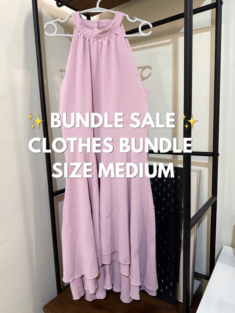 Size Medium Clothes Bundle (Category: Dresses) located in Valenzuela. Submitted by zm.98 (Listing ID 1459751460, Image 1). Description: ✨ CLOSET DECLUTTERING BUNDLE SALE ✨ 👗 Size Medium 💰 ALL FOR ₱650 ONLY! Mixed brands / some brands unknown. Selling as a bundle to declutter my closet. 😊 📌 Size: Medium 📌 ₱500 for the whole bundle 📌 Please check photos for actual items and condition.