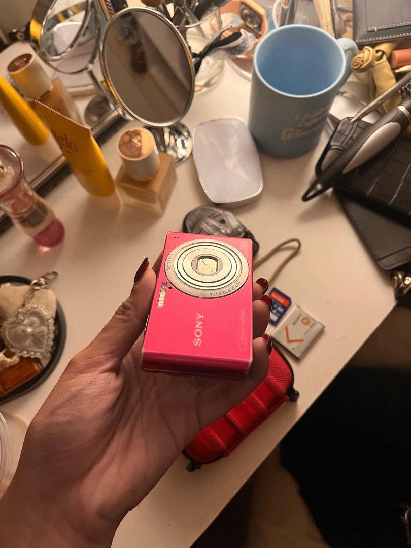 Sony Cyber-shot DSC-W610 | Pink🌸 (Category: Cameras) located in Makati City. Submitted by clarisse_villanueva. (Listing ID 1459805121, Image 2). Description: - Pink Sony Cyber-shot DSC-W610 digital camera -No functional issues flash working, all buttons working! - 14.1 Megapixels for clear photos - 4x optical zoom to get closer to your subject - HD video recording capability - Compact and easy to carry design - Body condition: 7.5/10 (minor cosm