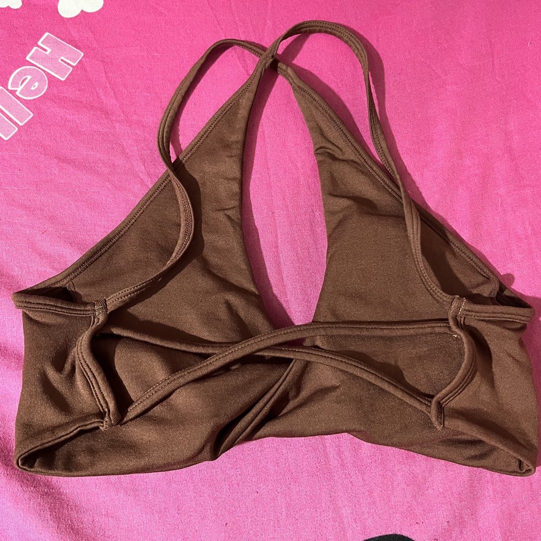 Sports Bra Brown (Category: Activewear) located in Manila. Submitted by pinkiefran (Listing ID 1459812339, Image 3). Description: 📍Quezon City Pickup: Lalamove Meet-up: Landers Balintawak / Waltermart Munoz.