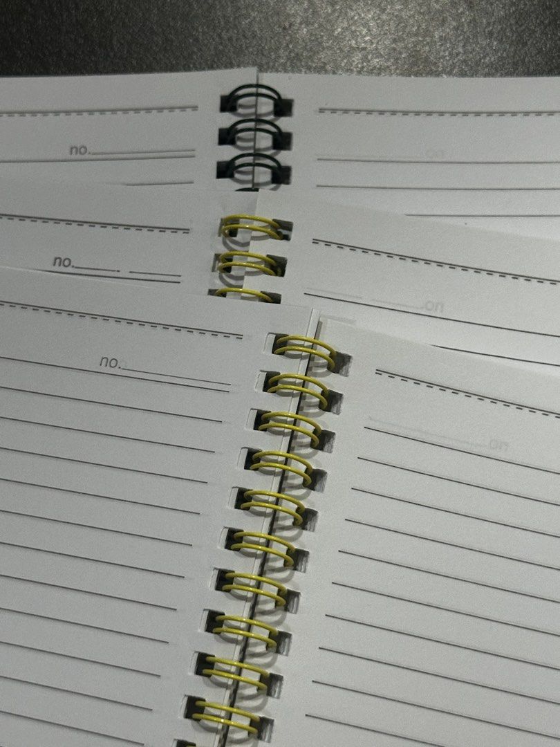 Stradmore Notes Spiral Notebooks - Bulldog & Sparkle Designs (Category: Stationery & School Supplies) located in Manila. Submitted by sharksfin06 (Listing ID 1459763990, Image 2). Description: - Cute spiral notebooks from Stradmore Notes. - Available designs: Bulldog, Sparkly Pink with Furry Character, Light Blue. - Features lined pages with a 'no.' section at the top. - Ideal for school use or personal journaling..