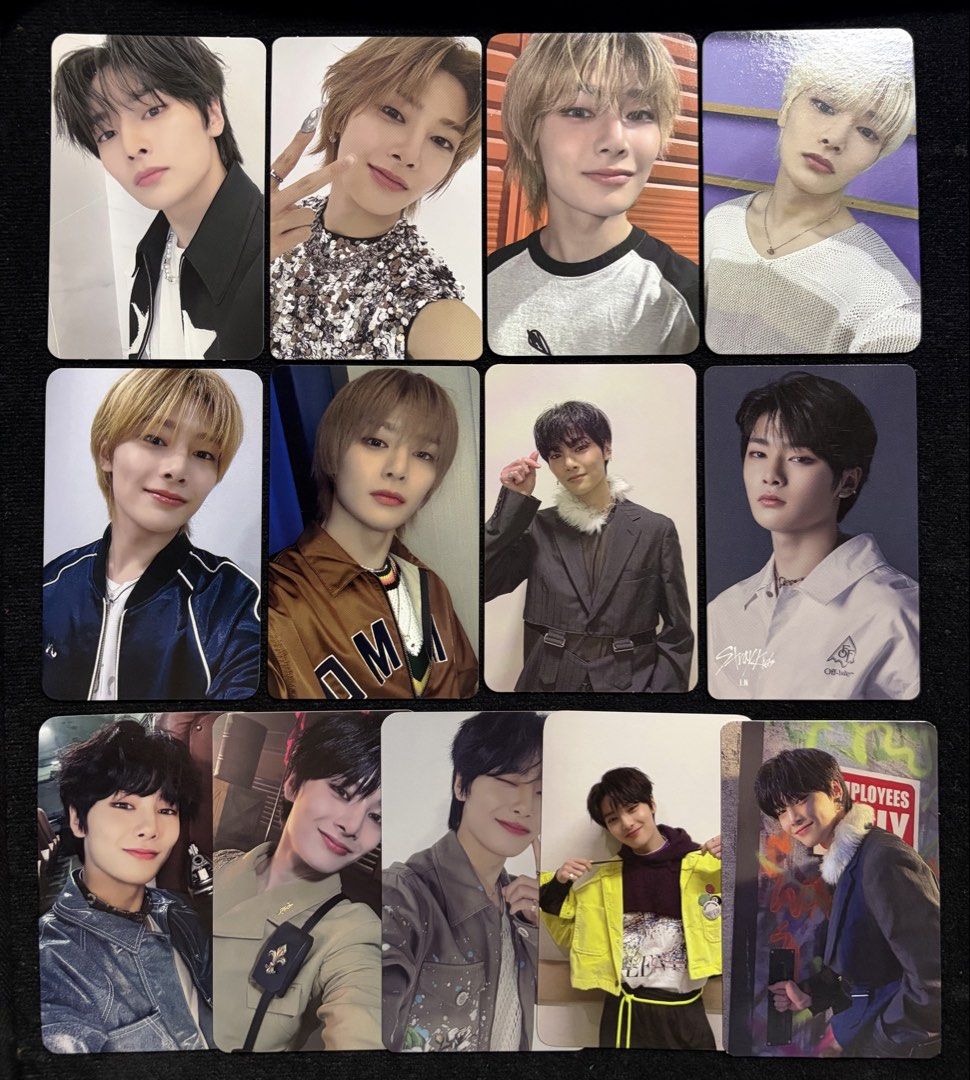 Stray Kids IN Photocard (Category: K-Wave Merchandise) located in Agoo. Submitted by gogomaknae (Listing ID 1459841578, Image 1). Description: wts lfb paubos sale i.n jeongin pobs > 1st & 2nd row — ₱200 each > 3rd row — ₱100 each MUST TAKE 2 or more t. stray kids straykids skz pc maxident 5 star oddinary.