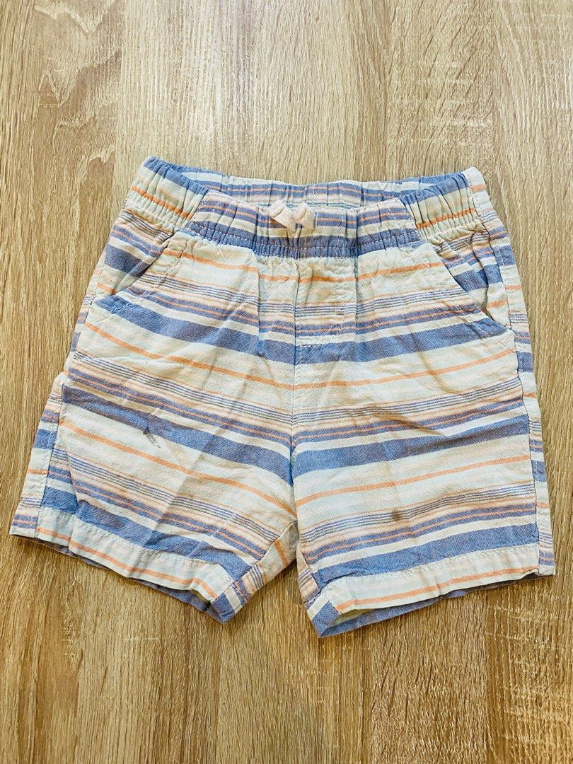Striped Shorts for Kids (Category: Babies & Kids Fashion) located in Indang. Submitted by matilde.sshop (Listing ID 1459888573, Image 1). Description: - Adorable striped shorts for kids - Comfortable elastic waistband with adjustable drawstring - Convenient side pockets - Ideal for everyday casual wear.