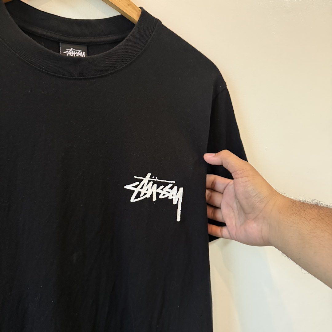 Stussy Fuzzy Hanging Dice (Category: Tshirts & Polo Shirts ) located in Paniqui. Submitted by justyntrouves (Listing ID 1459747032, Image 3). Description: Tag Size: Small (Dimensions in inches) Width: 18.5 Length: 26.5 Condition: 9/10 Minimal white marks see pics Buyer will shoulder the shipping fee. Check all photos before purchasing. For any questions, feel free to ask. .