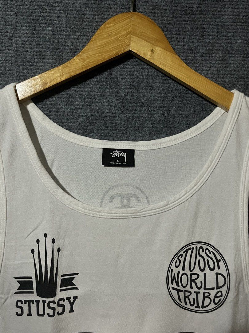 STUSSY MIX LOGO TANKTOPS (Category: Activewear) located in Naga. Submitted by goodfinds_only.v1 (Listing ID 1459827201, Image 3). Description: FOR SELL -STUSSY MIX LOGO TANKTOPS SIZE:SMALL MEASUREMENTS WIDTH:19 INCHES LENGTH:27 INCHES COLOR RATE:9.5/10 COLOR MAY VARY DUE TO LIGHTNING EXCELLENT CONDITION NO FLAWS PRICE✉️ DM ME TO PURCHASE! LOCATION:NAGA CITY BICOL REGION.