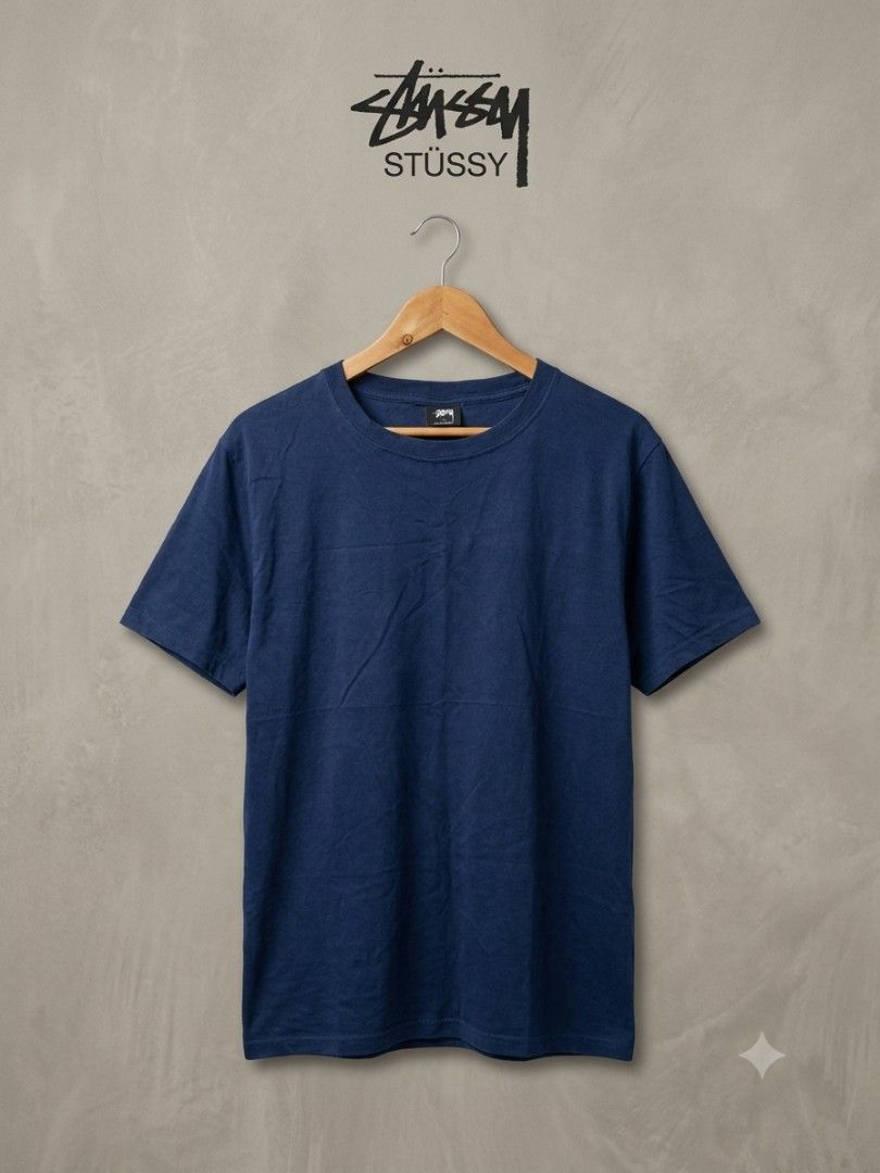 Stussy Plain Blue Shirt (Category: Tshirts & Polo Shirts ) located in Manila. Submitted by abj_thriftshop (Listing ID 1459723084, Image 1). Description: 9.8/10 color rate 22x28 no issuw.