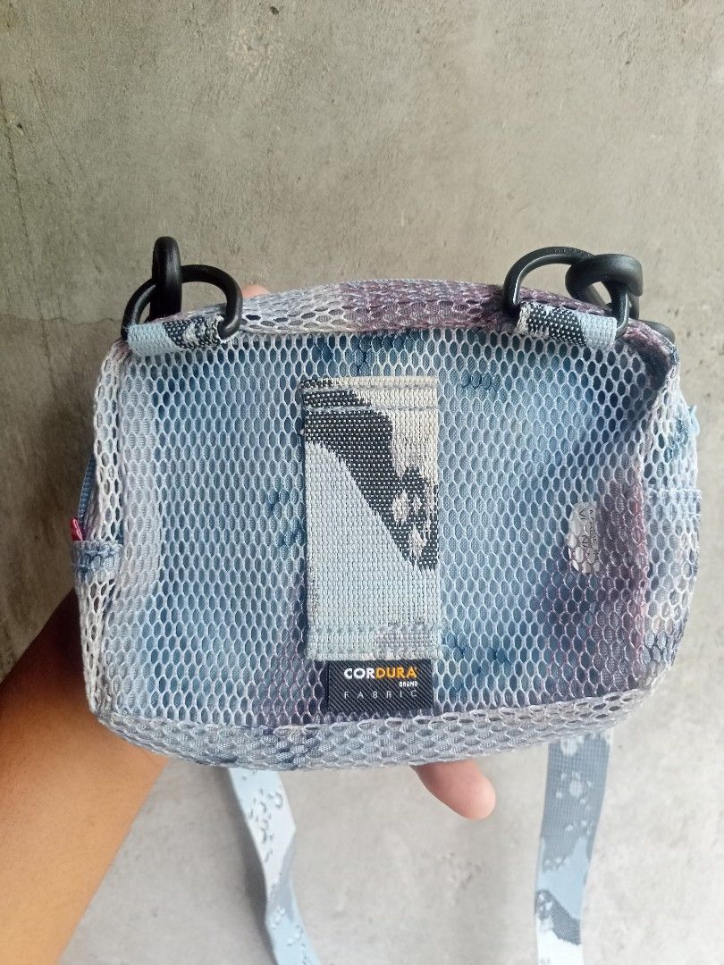 Supreme ss20 chocolate chip mesh bag! (Category: Sling Bags) located in Pagsanjan. Submitted by jj.stucci (Listing ID 1459719927, Image 3). Description: Wts!!! Supreme chocolate chip camo ss20 mesh bag! Authentic Excellent condition No issue 3500 shipped only Dm me for those who interested!.