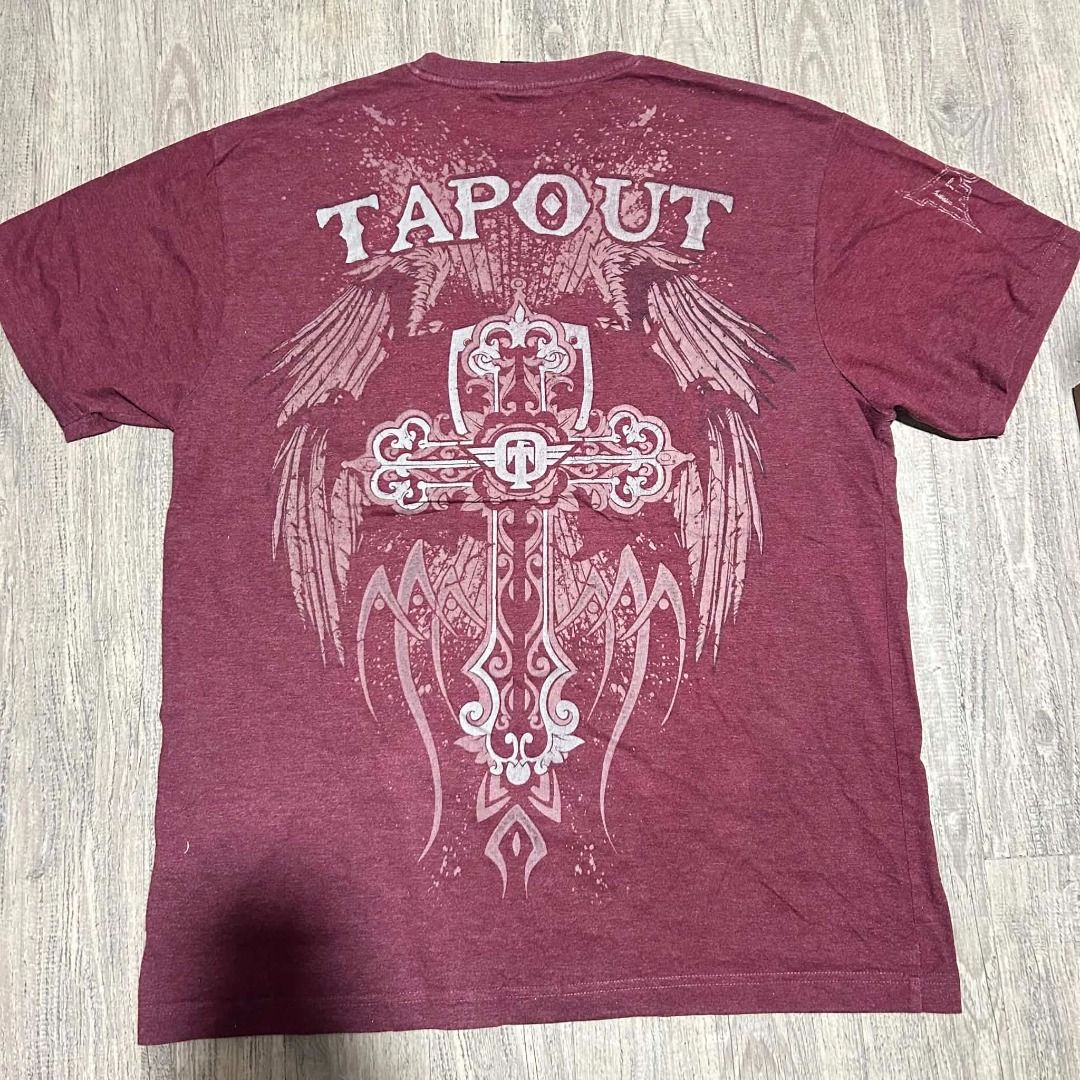 Tapout Tshirt (Category: Tshirts & Polo Shirts ) located in Paranaque City. Submitted by raphaeldleon (Listing ID 1459734076, Image 2). Description: Very good condition Size - 30" by 22".